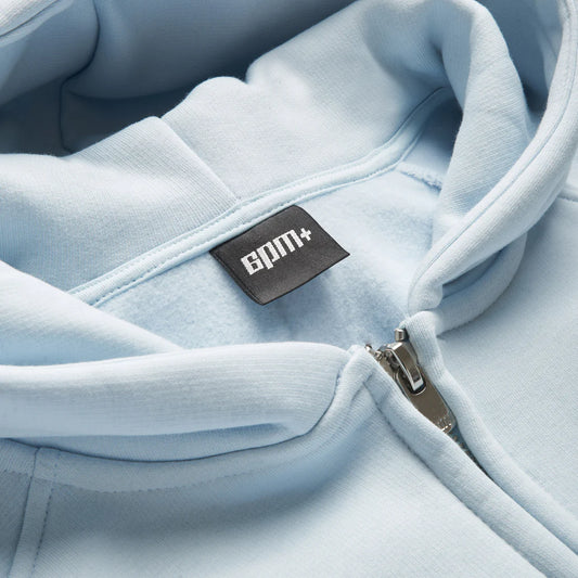 6PM ZIP HOODIE ICE BLUE