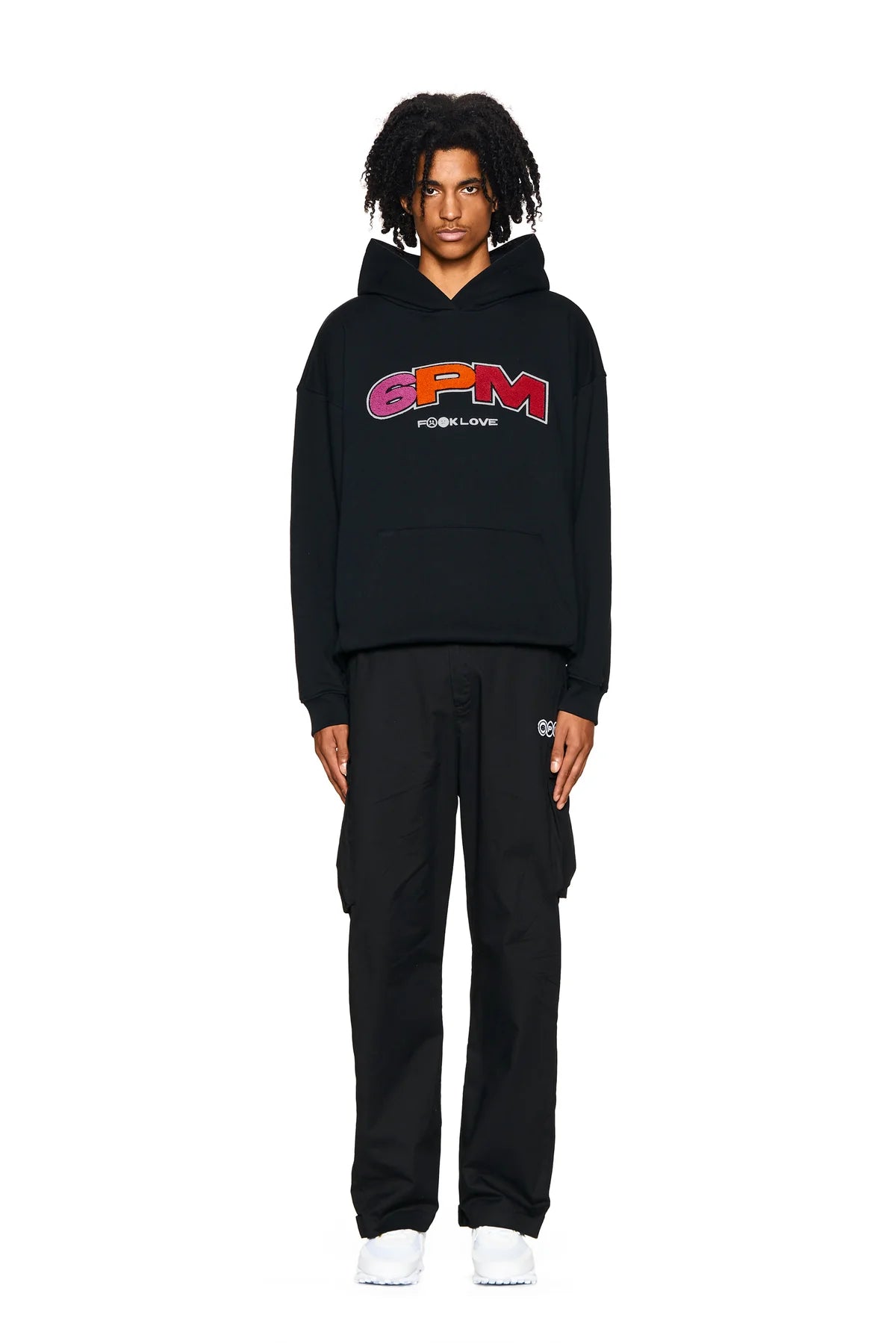 6PM LOGO HOODIE BLACK