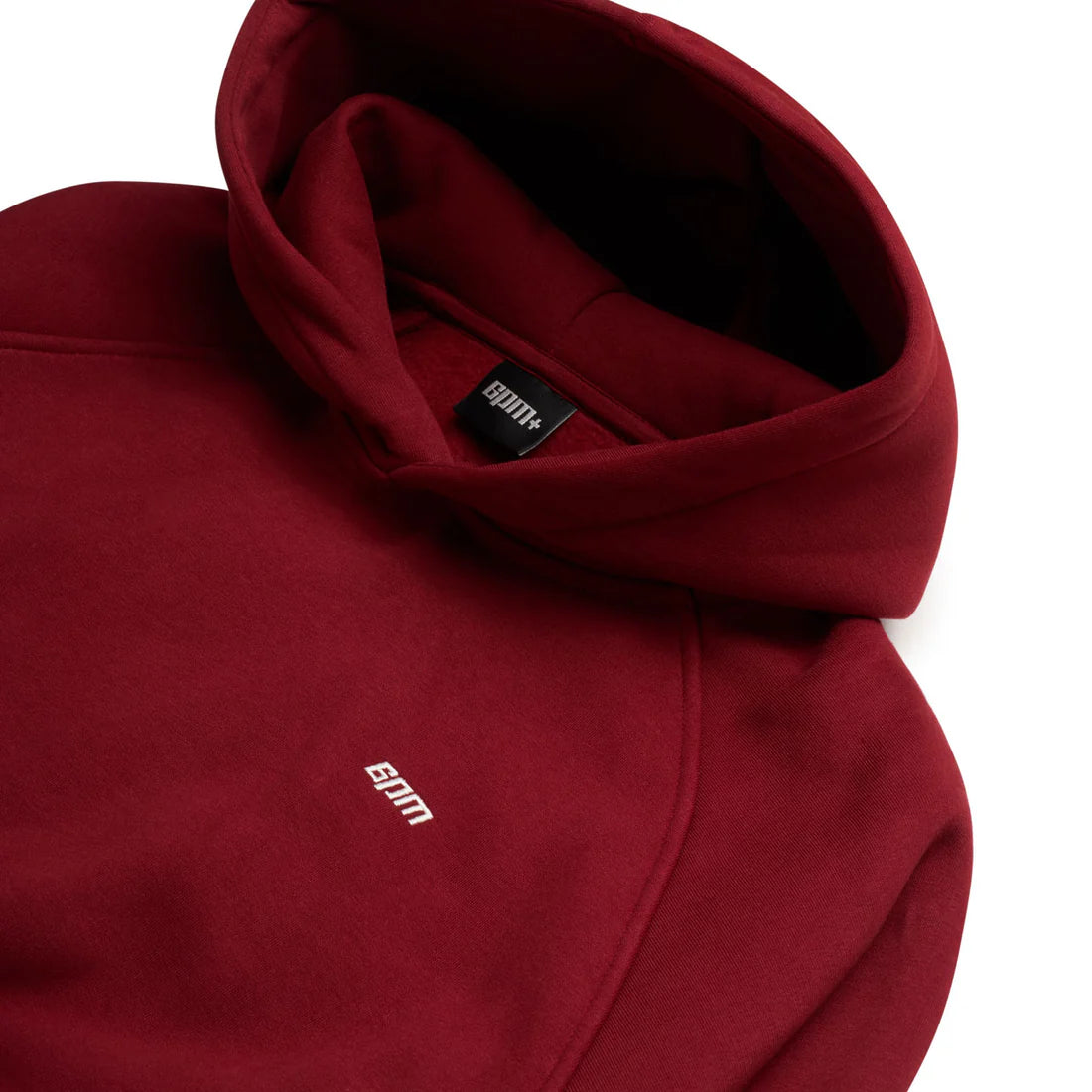 6PM HOODIE WINE RED