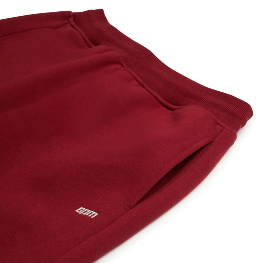 6PM OPEN LEG JOGGER WINE RED