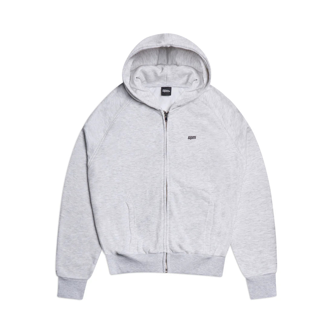 6PM ZIP HOODIE LIGHT GREY