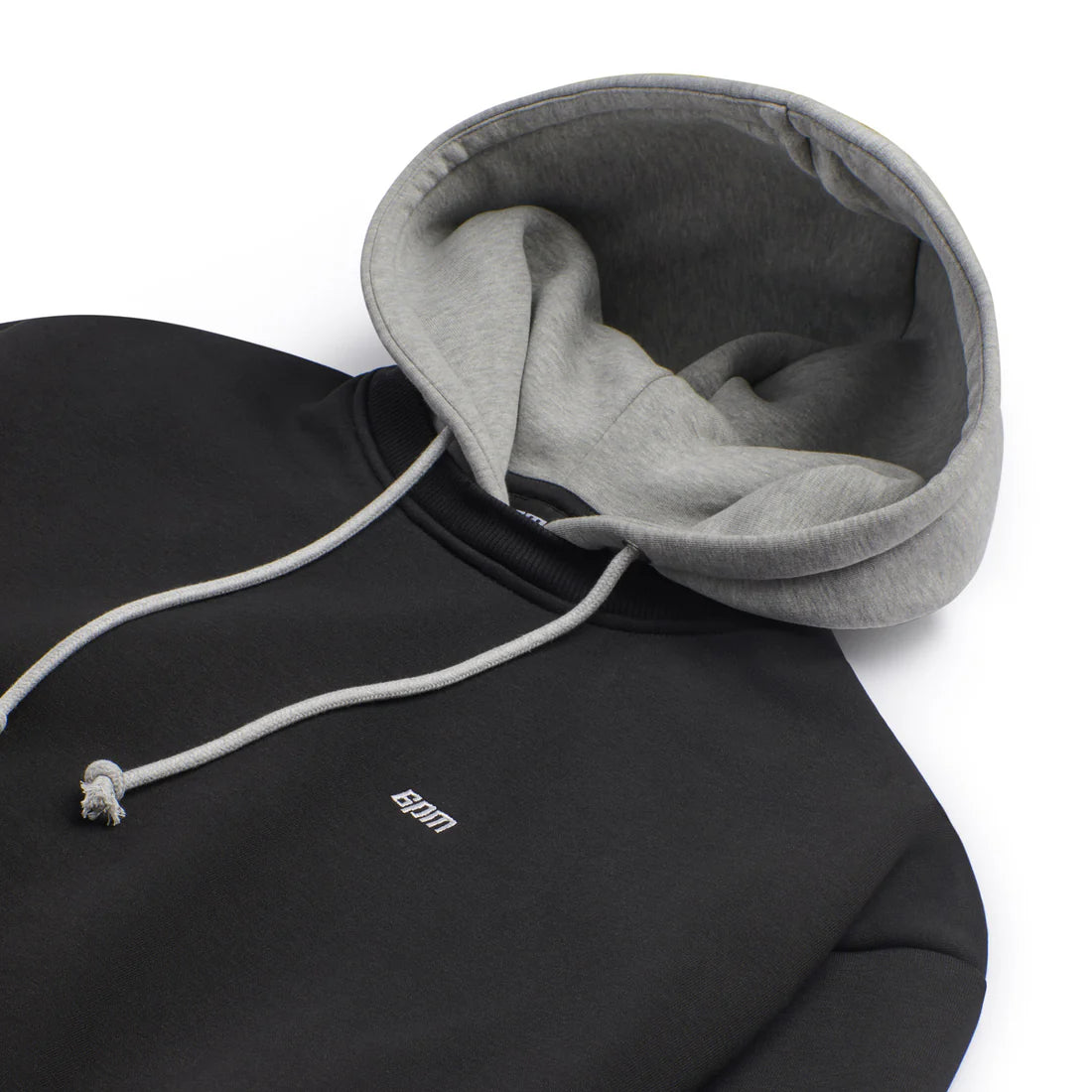 6PM CREWNECK HOODIE BLACK/GREY