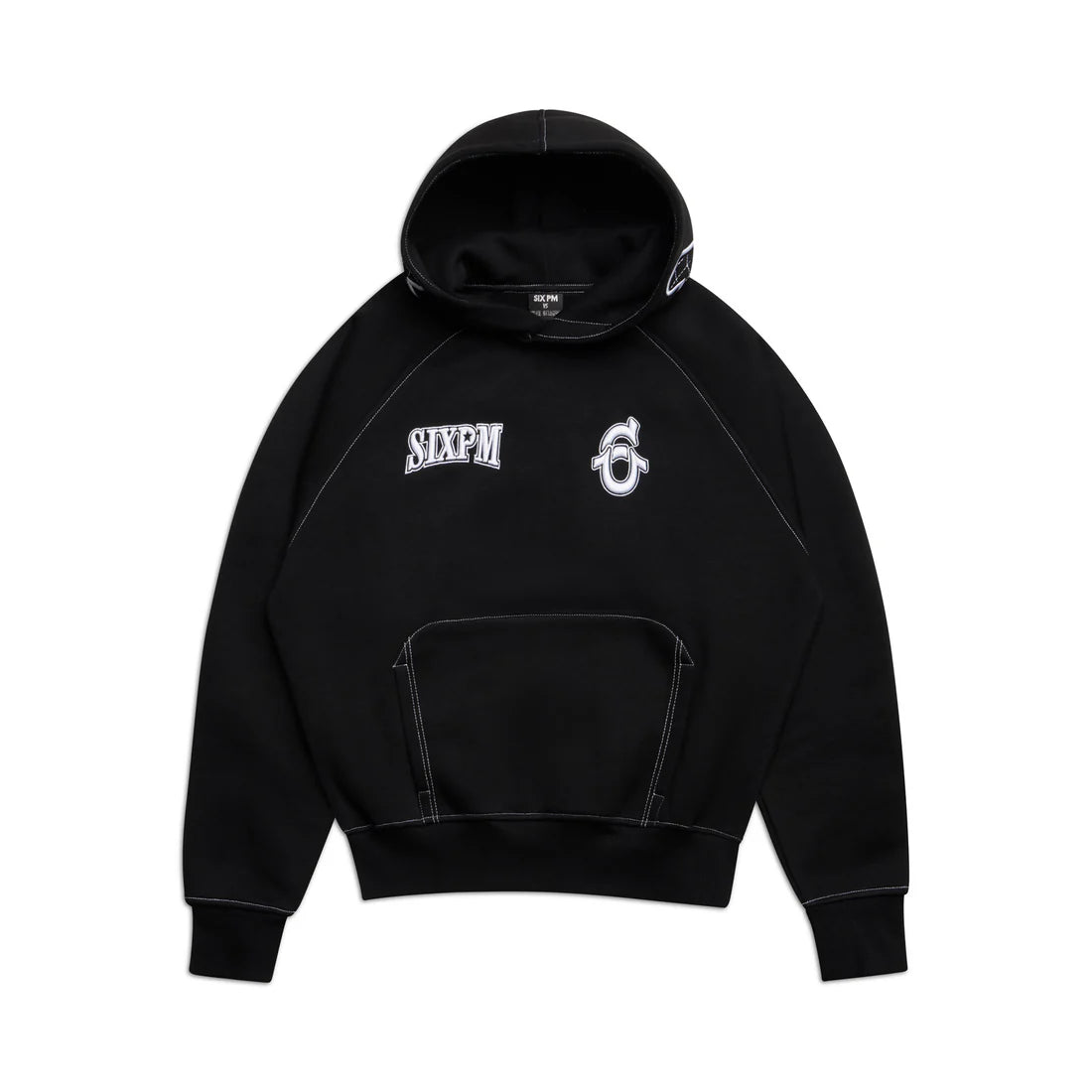 6PM ICONS HOODIE BLACK