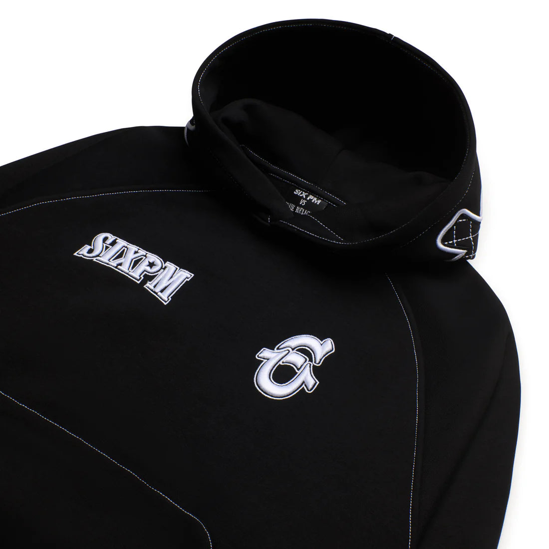 6PM ICONS HOODIE BLACK