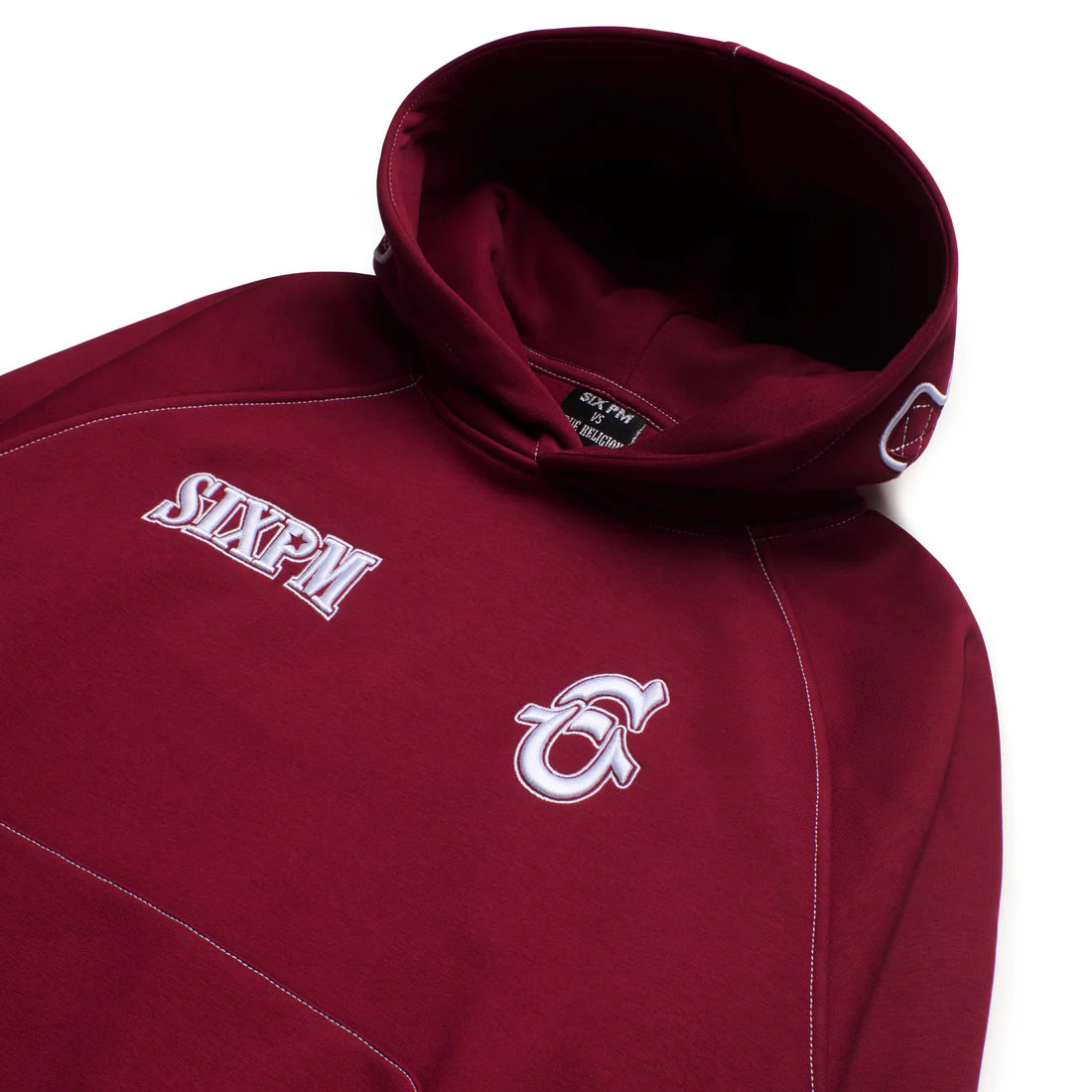 6PM ICONS HOODIE BURNED RED