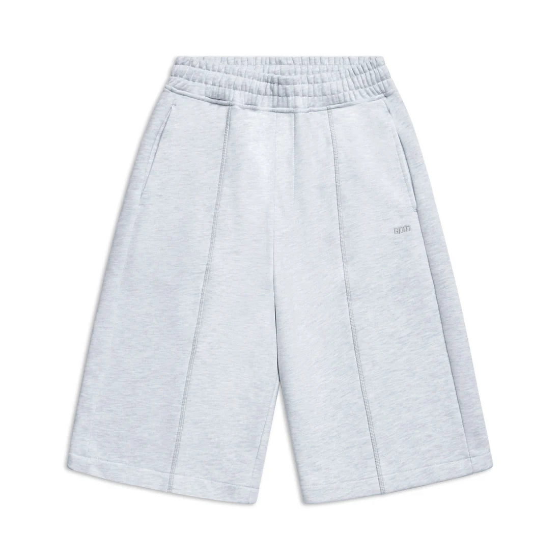 6PM+ LONG SHORTS LIGHT GREY MELANGE