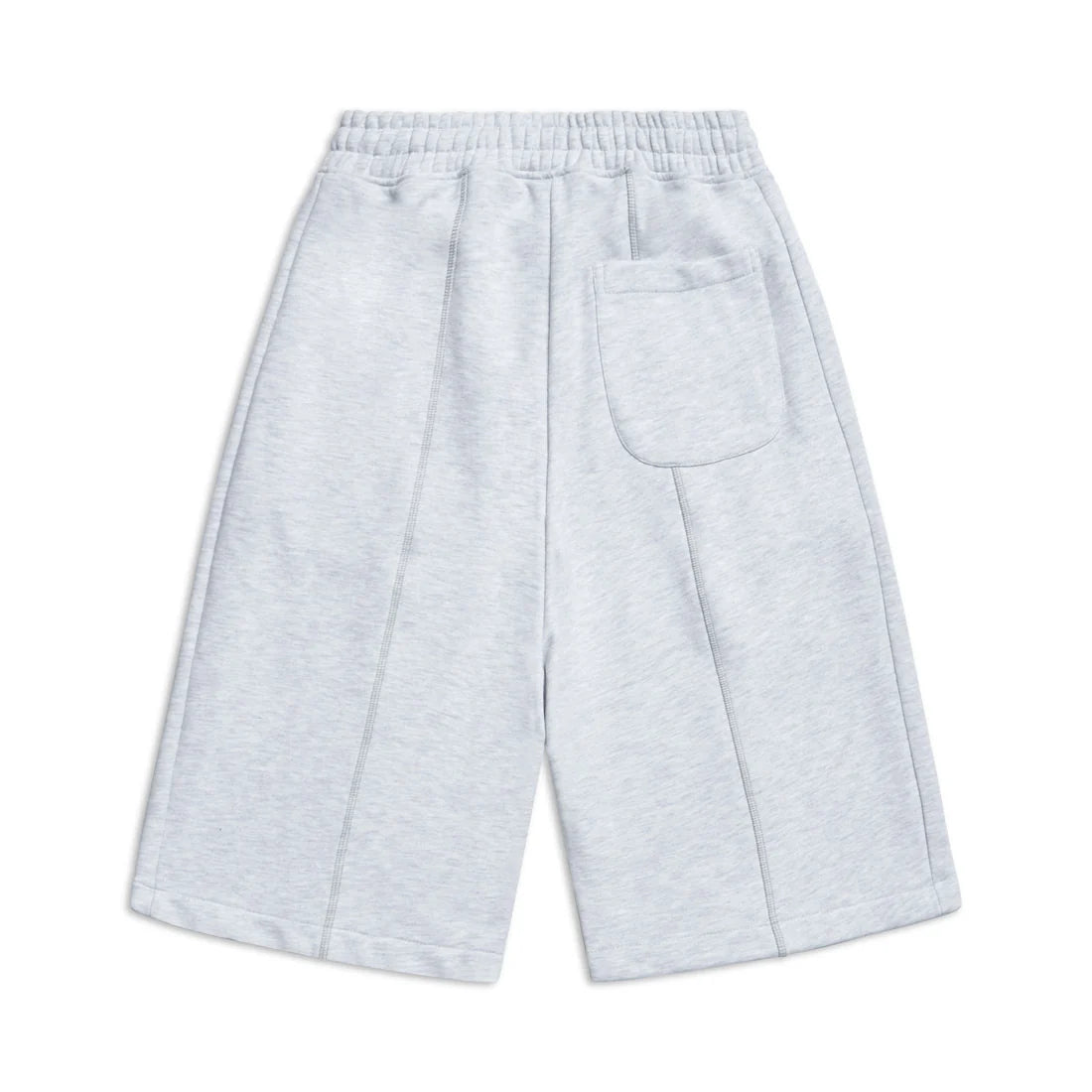 6PM+ LONG SHORTS LIGHT GREY MELANGE