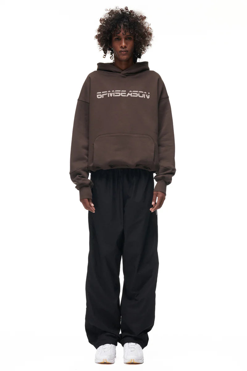 6PM TILES HOODIE BROWN