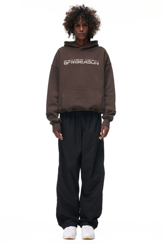 6PM TILES HOODIE BROWN