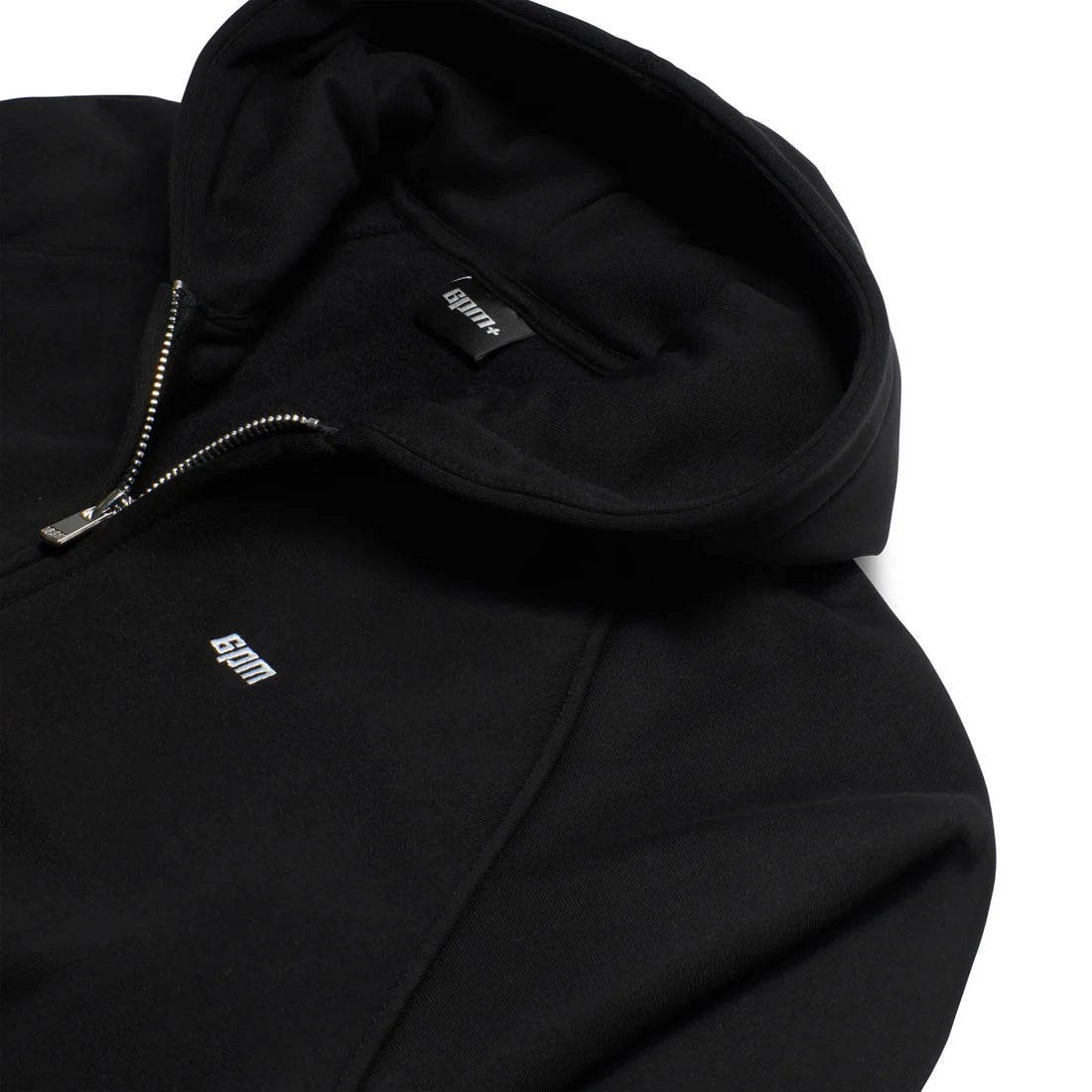 6PM ZIP HOODIE BLACK