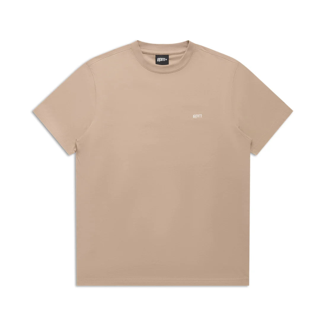 6PM T-SHIRT REGULAR FIT MOCCA CREAM