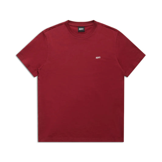 6PM T-SHIRT REGULAR FIT WINE RED