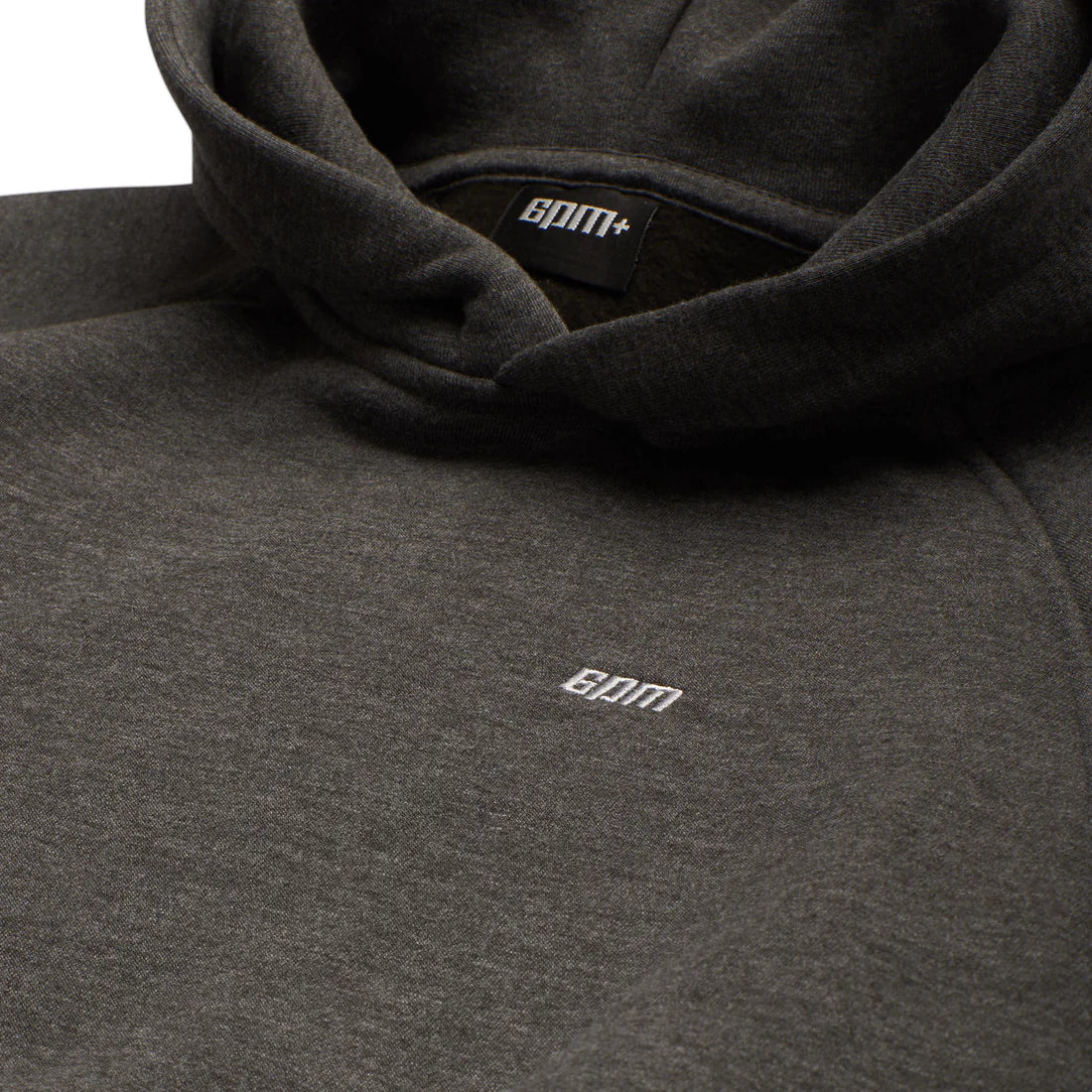 6PM HOODIE DARK GREY MELANGE