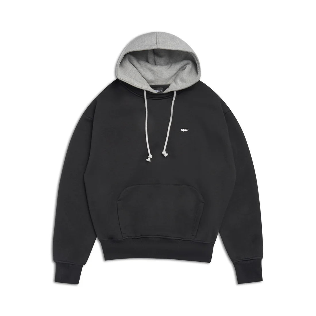 6PM CREWNECK HOODIE BLACK/GREY