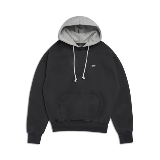6PM CREWNECK HOODIE BLACK/GREY