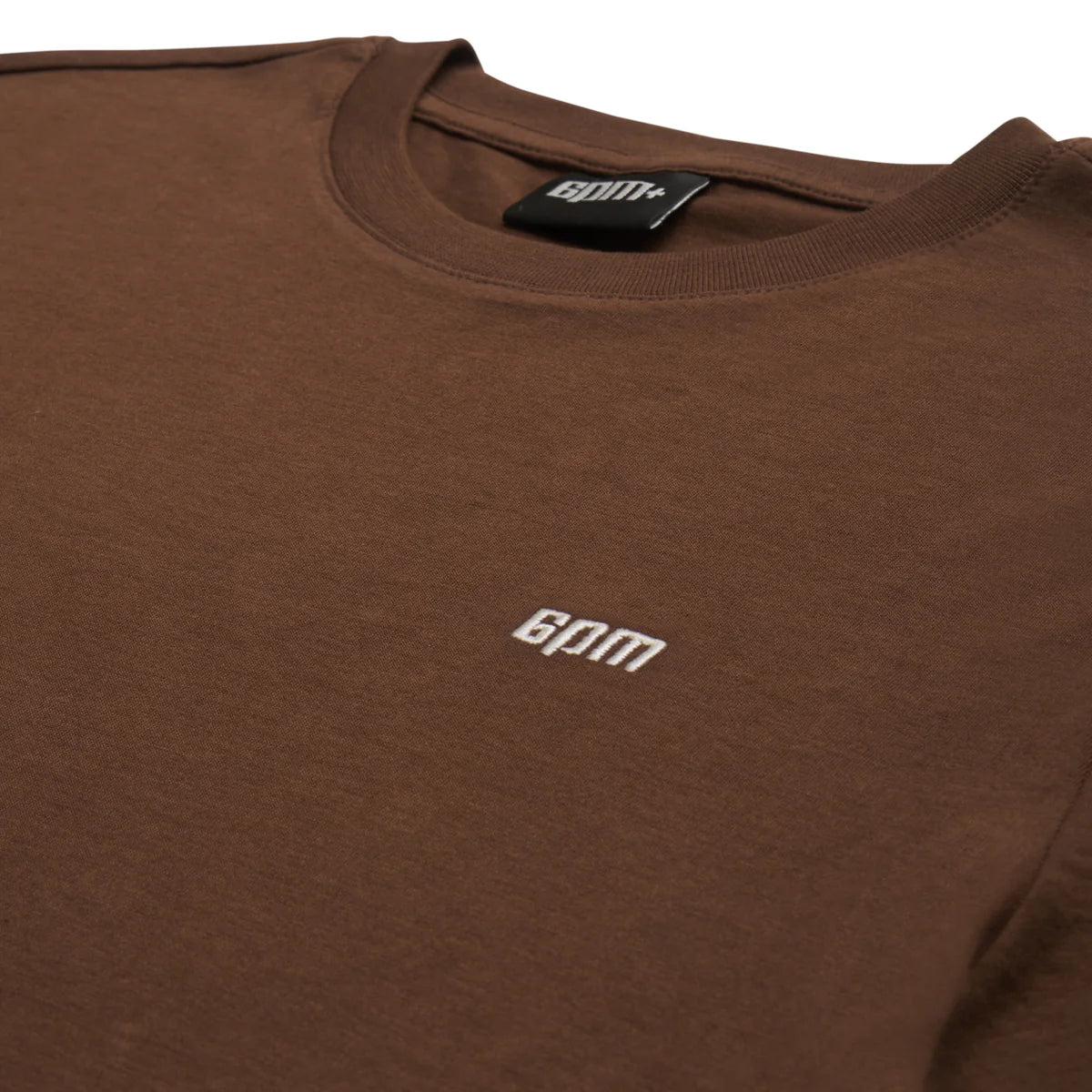 6PM T-SHIRT REGULAR FIT CHOCOLATE BROWN