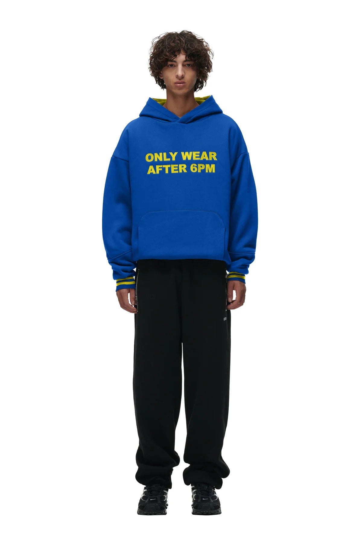 6PM ONLY WEAR HOODIE BLUE
