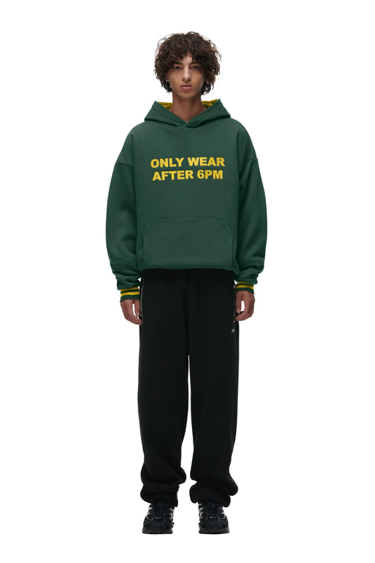 6PM ONLY WEAR HOODIE GREEN